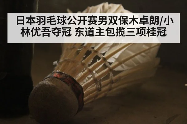 日本羽毛球公开赛男双保木卓朗/小林优吾夺冠 东道主包揽三项桂冠